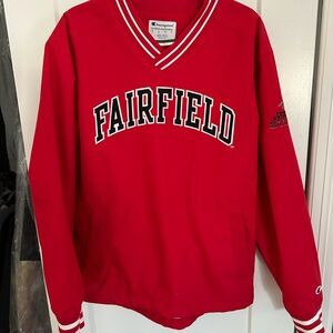 Champion Fairfield University windbreaker pullover sweatshirt